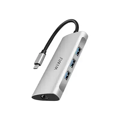 WiWU Alpha A440 4-In-1 USB Type-C Hub